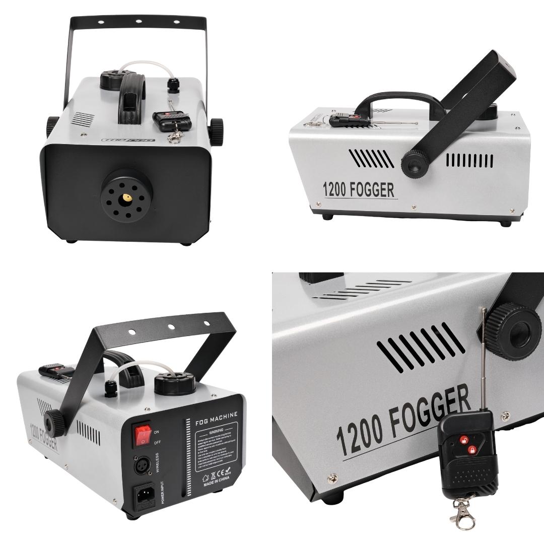 Remote Control 1200W Smoke Fog Machine for DJ KTV Club Stage Events