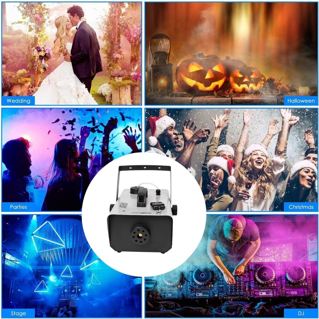 Remote Control 1200W Smoke Fog Machine for DJ KTV Club Stage Events