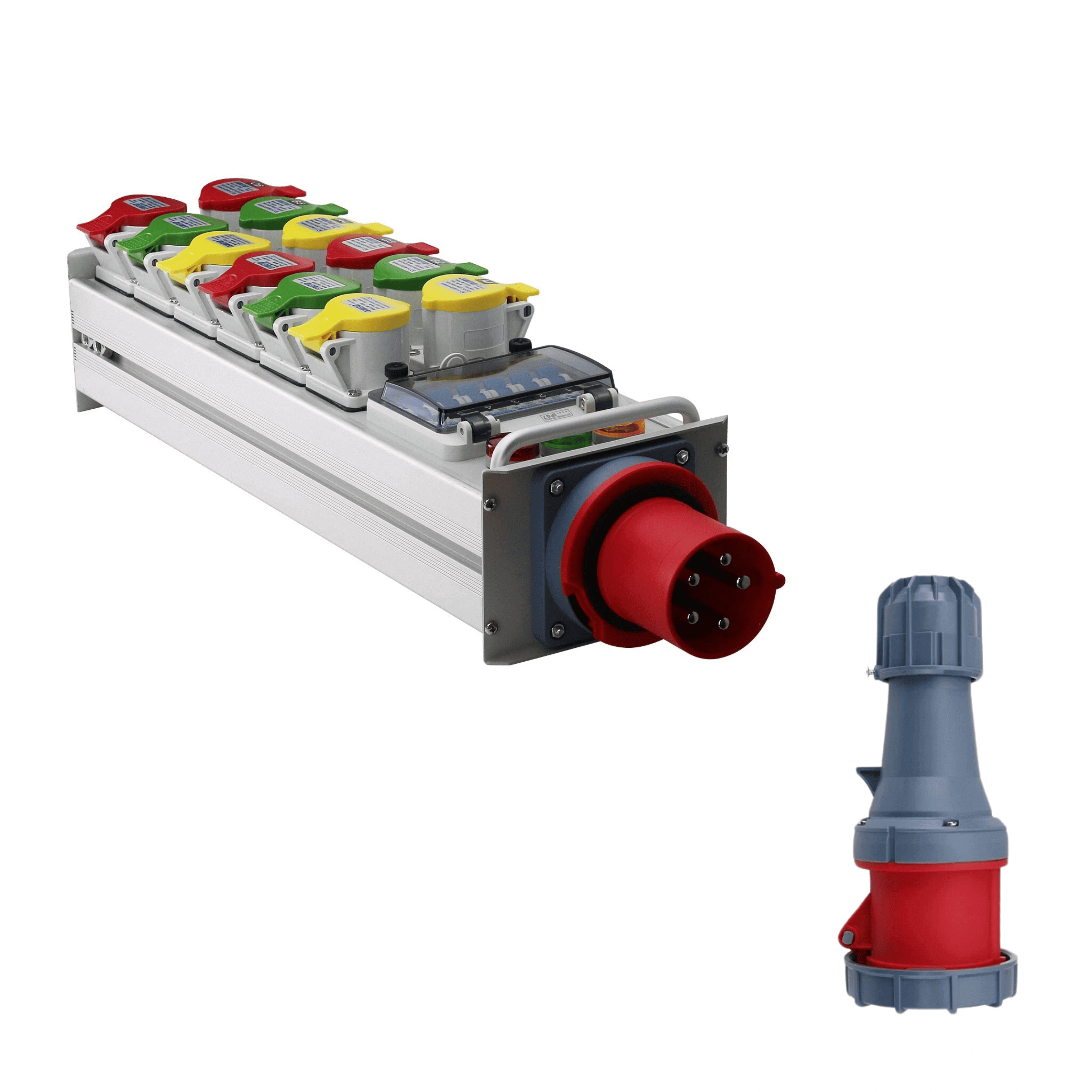 12-Way Power Distribution Box 63A for Stage Lighting/Large Screen Wiring