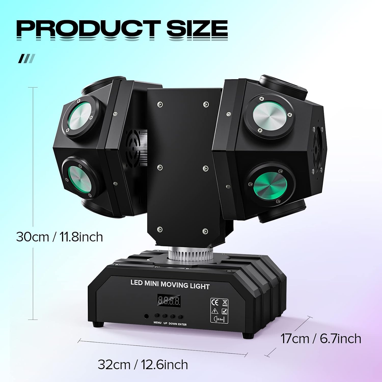 Moving Head 12 LED Stage DJ Lighting