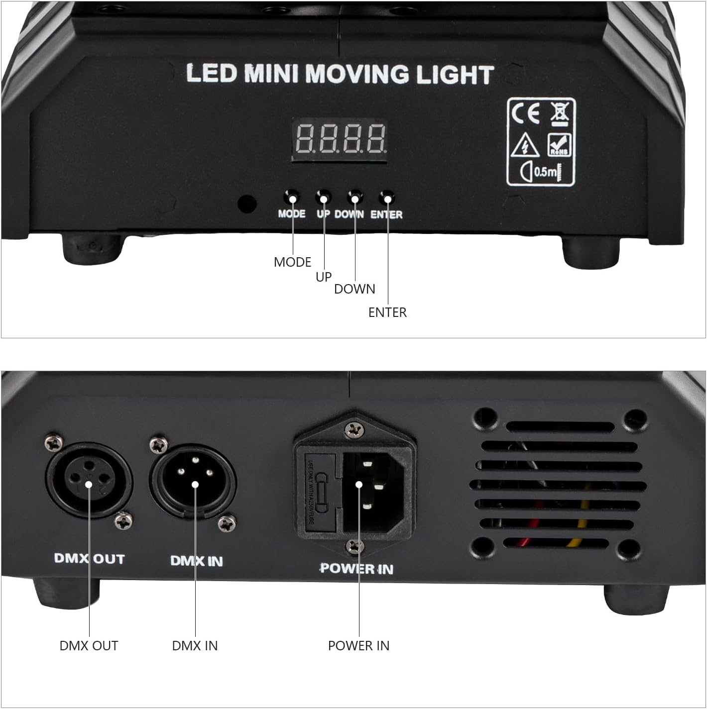 Moving Head 12x10W Stage Light for Club DJ Disco Dance Party KTV Bar