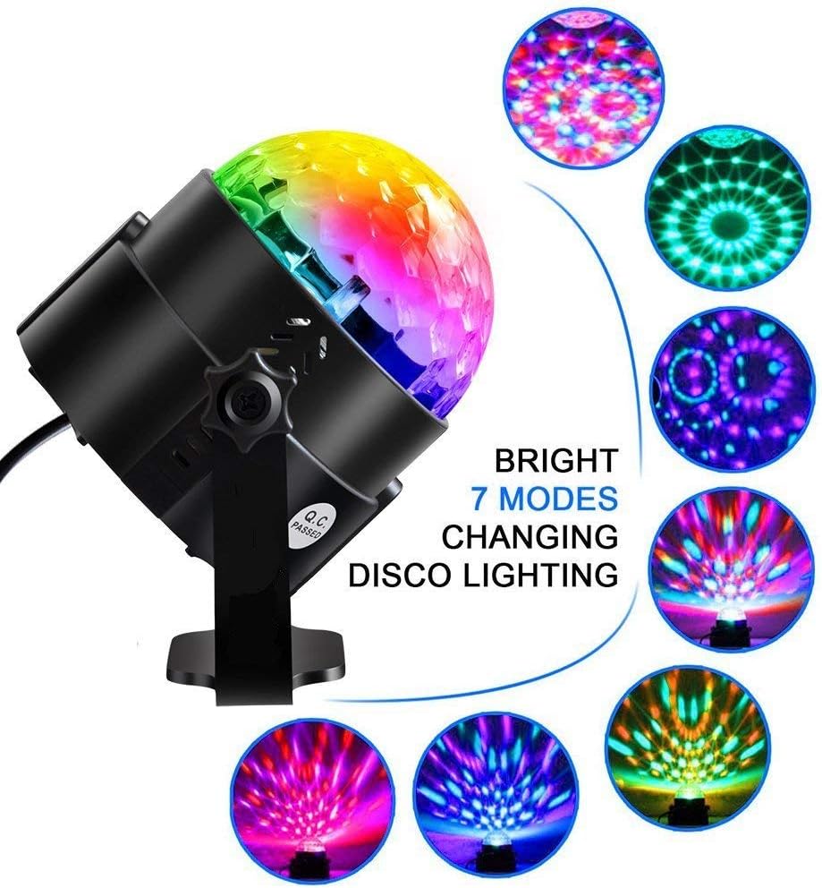 Mini DJ Disco Light Party Light Sound Activated