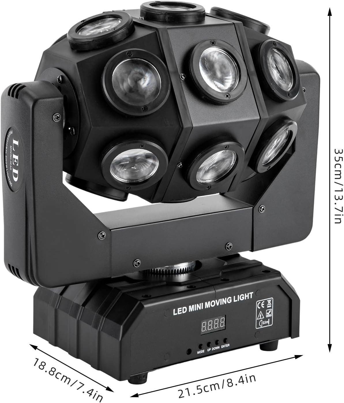 Moving Head 12x10W Stage Light for Club DJ Disco Dance Party KTV Bar