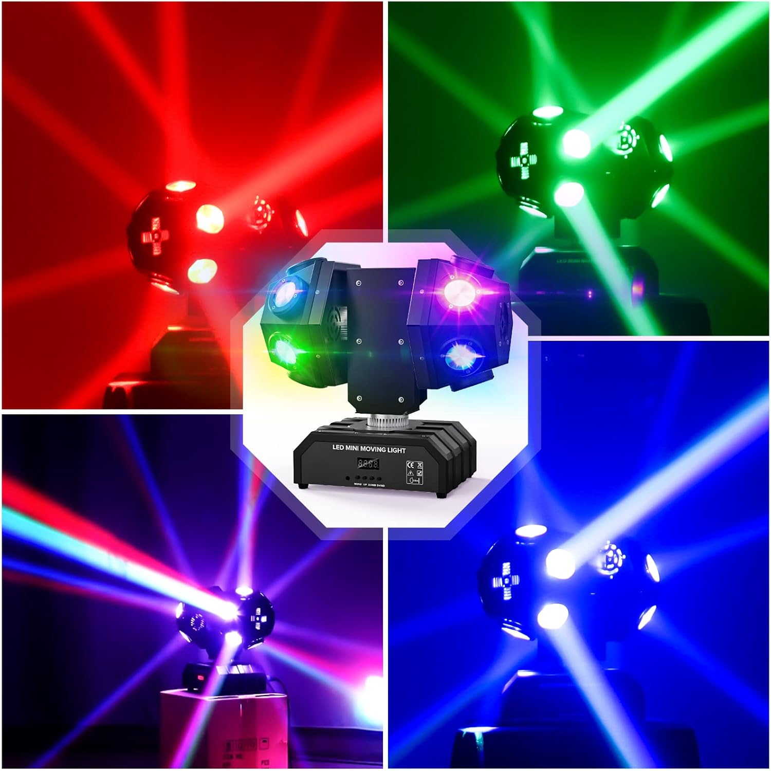 Moving Head 12 LED Stage DJ Lighting