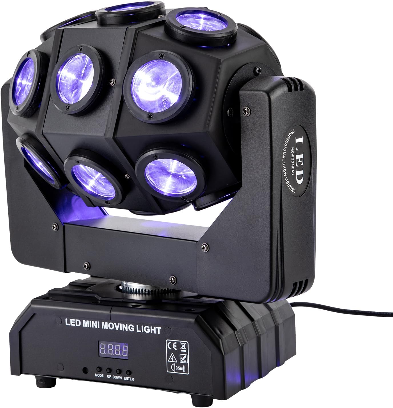 Moving Head 12x10W Stage Light for Club DJ Disco Dance Party KTV Bar