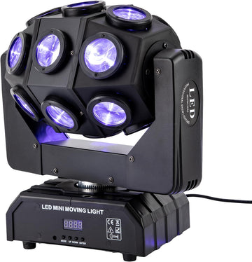 Moving Head 12x10W Stage Light for Club DJ Disco Dance Party KTV Bar
