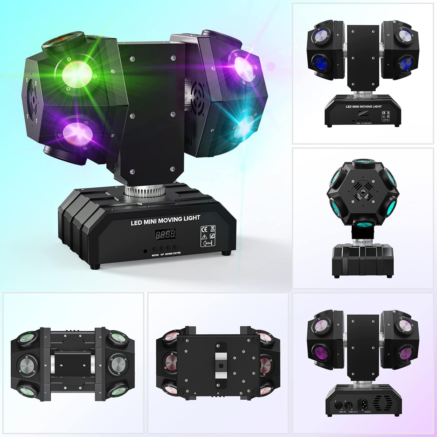 Moving Head 12 LED Stage DJ Lighting