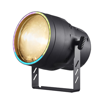 Professional 250W COB Zoom Stage Light With RGB Ring