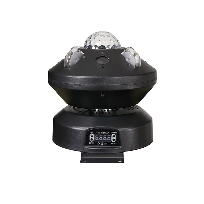 Crystal Magical Ball 3 in 1 Rotating Color Led Flash Light
