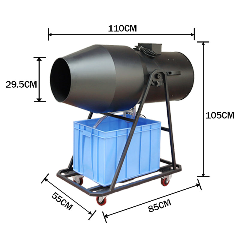 3000W Jet Spray Foam Machine Cannon Pool Party for Playground Amusement Water Park