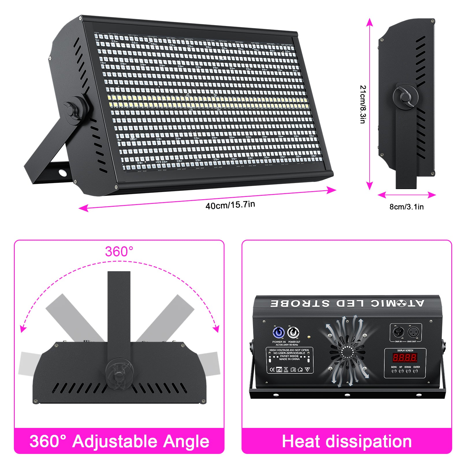 Led 200W Wall Washer Building Facades Light