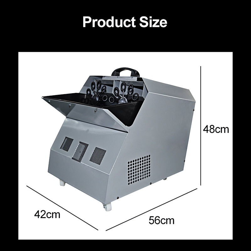 Stage Effect Bubble Bubble Machine with Wheels Remote Control 300W