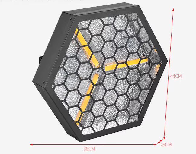 LED Hexagonal Retro Light for Stage Bar Decoration