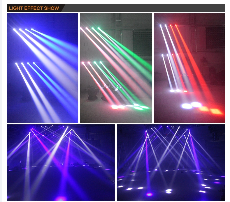 LED 4PCS*10W Moving Head Beam Light for Dj Show Concert Party Ktv
