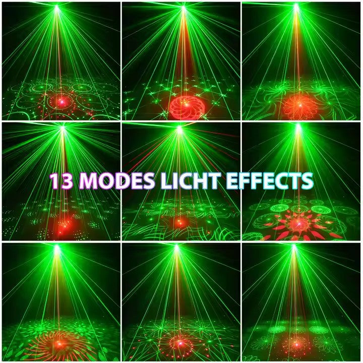 Three-in-one Kaleidoscope RGB Laser Magic Ball Disco Light