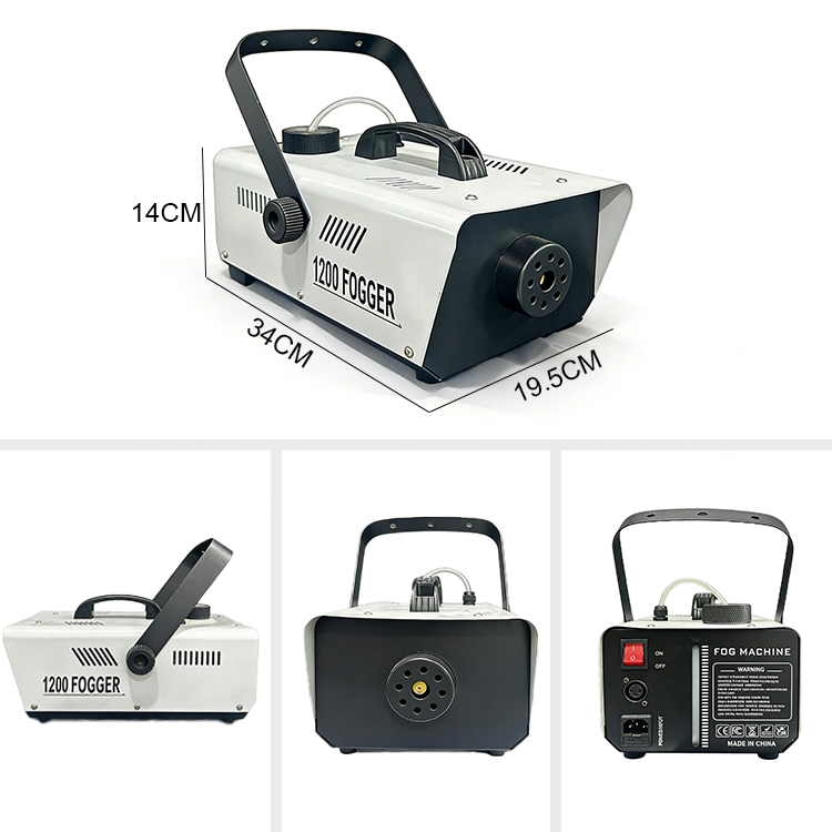 Remote Control 1200W Smoke Fog Machine for DJ KTV Club Stage Events