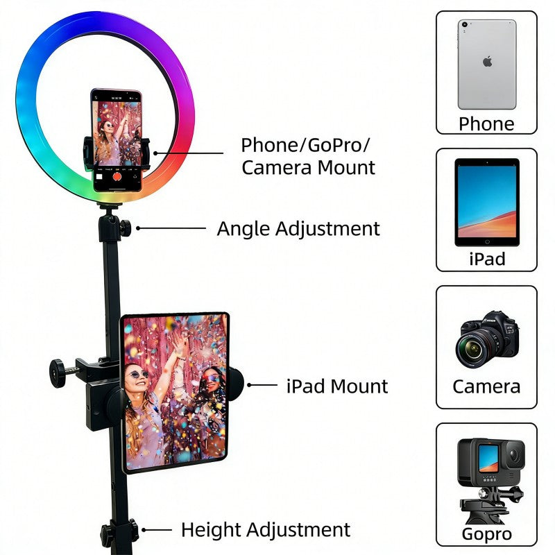 3D LED Infinity 360 Photo Booth with Flight Case
