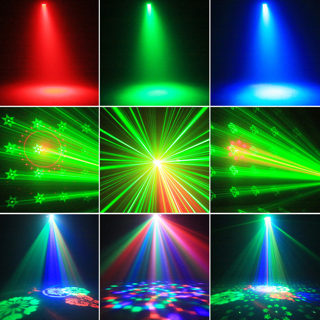 RGB 5in1 LED Magic Ball Effect Laser Light for DJ Party Home Theater