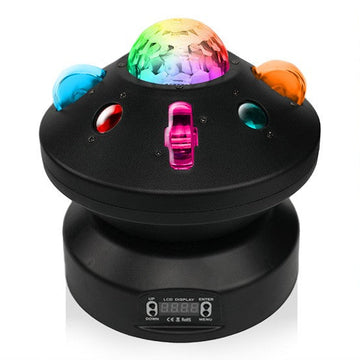 Crystal Magical Ball 3 in 1 Rotating Color Led Flash Light