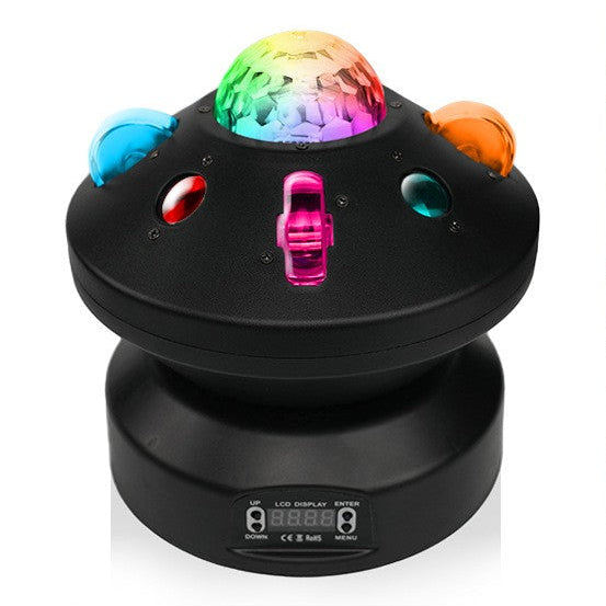 Crystal Magical Ball 3 in 1 Rotating Color Led Flash Light