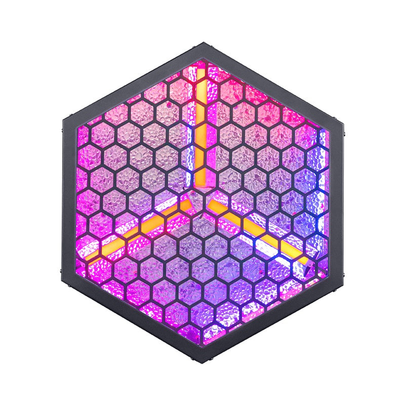 LED Hexagonal Retro Light for Stage Bar Decoration