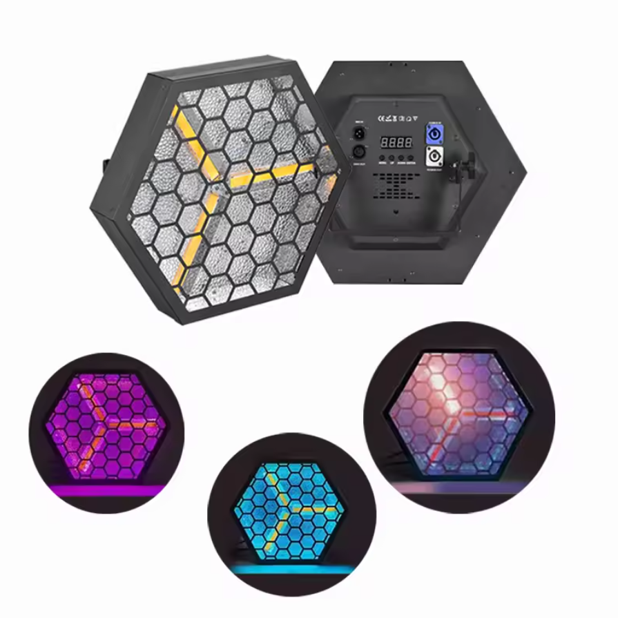 LED Hexagonal Retro Light for Stage Bar Decoration