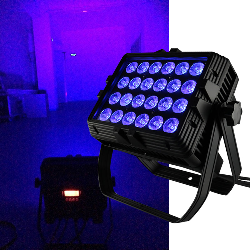 Waterproof City Color 24x15W LED Wash Light IP65 DMX512 Seamless Splicing 45° Beam Angle