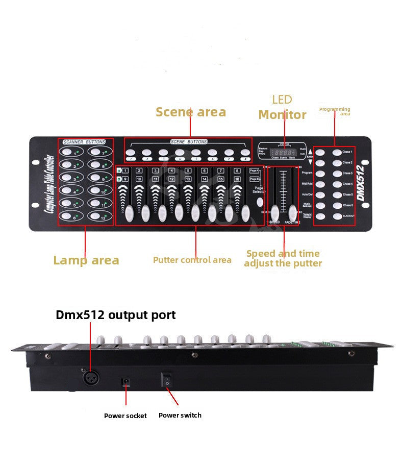 DMX512 Mini Light Controller Console