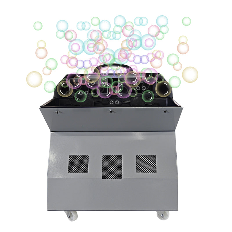 Stage Effect Bubble Bubble Machine with Wheels Remote Control 300W
