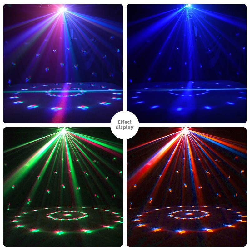 Crystal Magical Ball 3 in 1 Rotating Color Led Flash Light