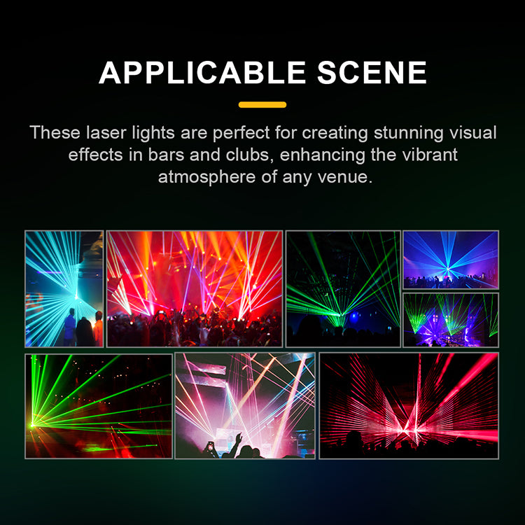 Moving Head 3W Laser Light for Night Club Disco Stage Live Shows Hotel Use