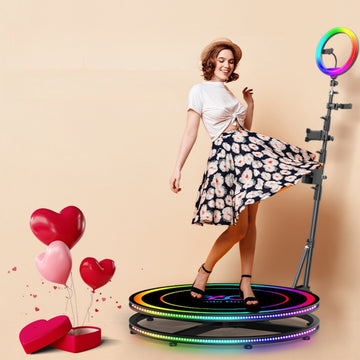 360 Degree Photo Booth 80cm LED Color-Changing Light