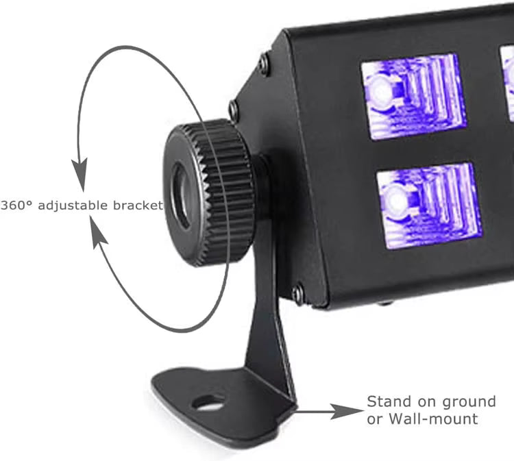 UV 18pcs LED Bar Light for Party Lighting Price in UAE