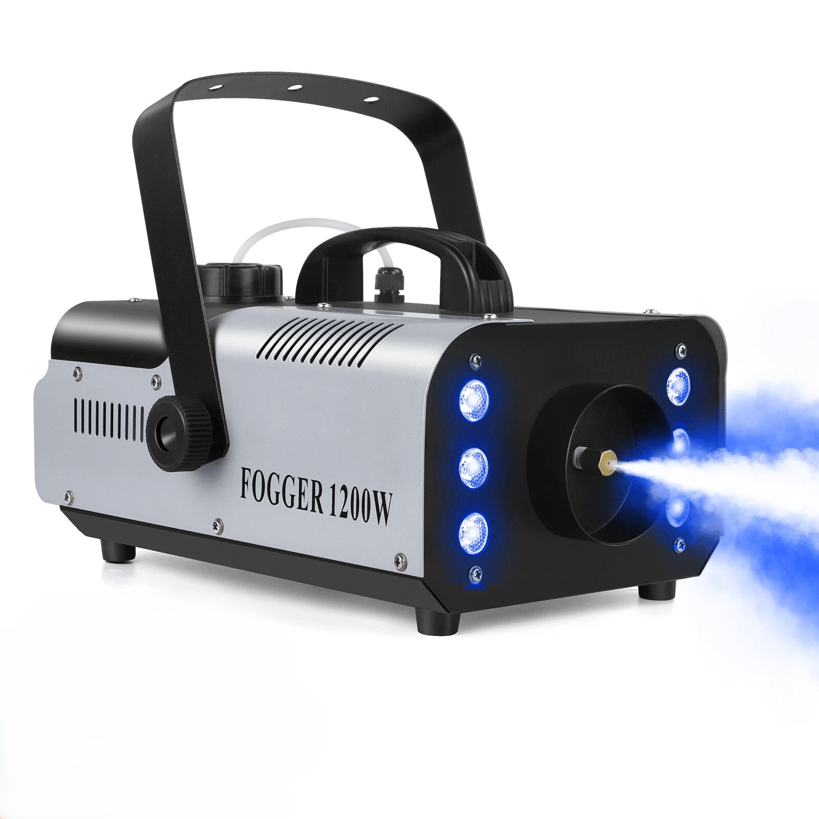 RGB 6 LED 1200W Smoke Fog Machine with Remote Control DJ Party Stage Wedding