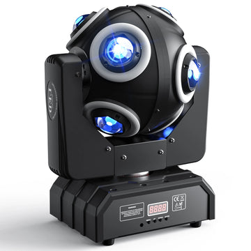 8LED 360° Moving Head Light DJ Disco Show