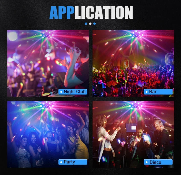 Three Head 12x10w Laser Led Moving Light DJ Disco Party Club