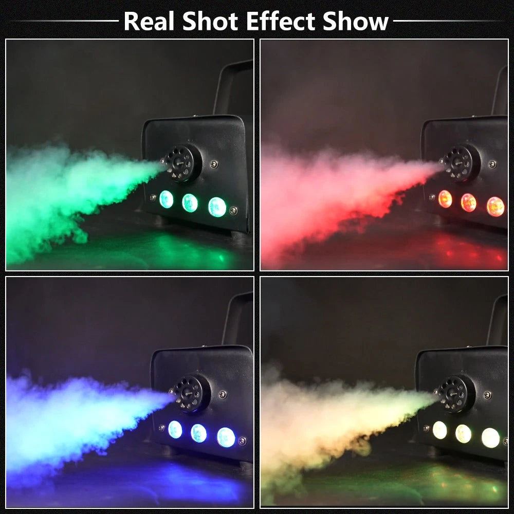 RGB LED 900W Fog Smoke Machine for Christmas Festival Party Show