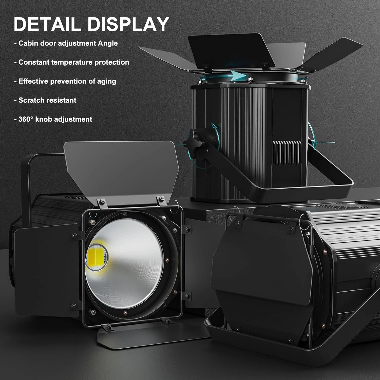 COB 200W LED Par Light DJ Party Stage Light Blinder Spot Lighting