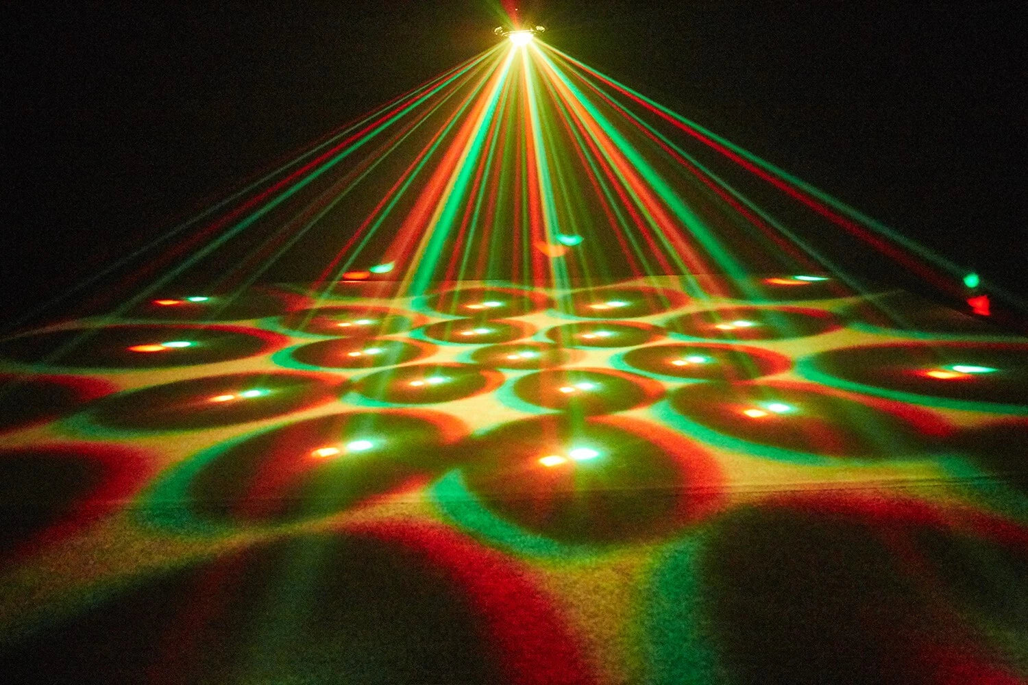 3 in 1 LED Moving Head Beam Light Red Green Laser Strobe Disco with Magic Ball