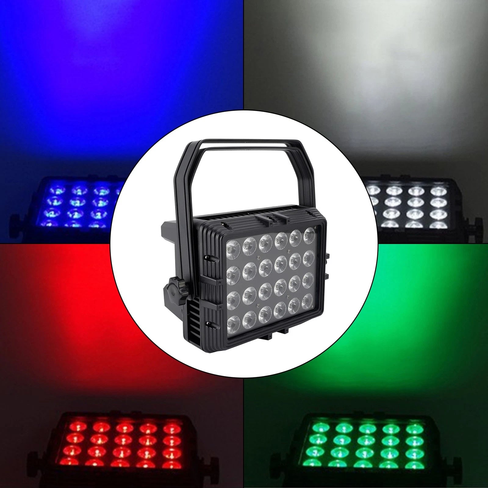 Waterproof City Color 24x15W LED Wash Light IP65 DMX512 Seamless Splicing 45° Beam Angle