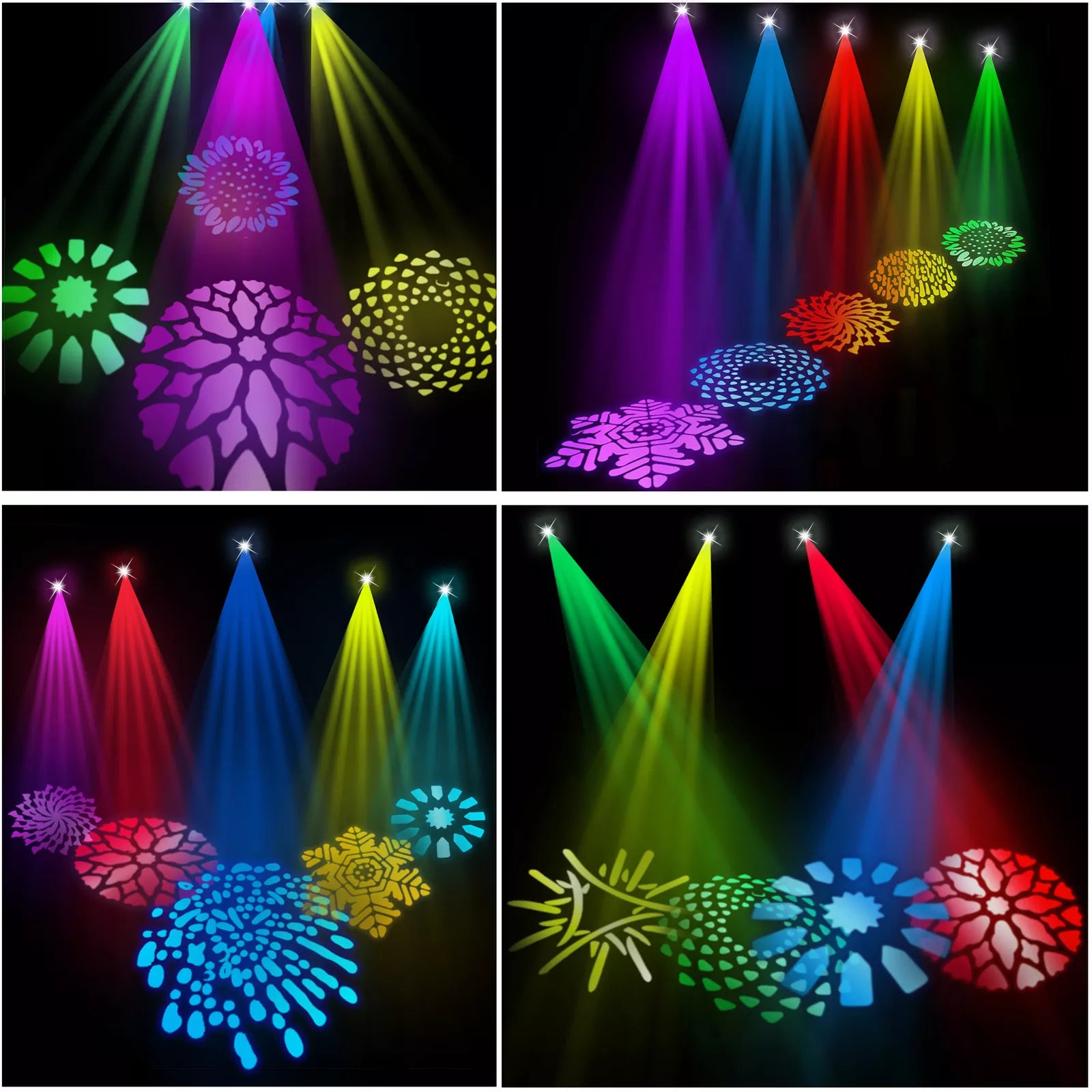 LED Spot 100W Moving Head Beam Disco Nightclub DJ Stage Light