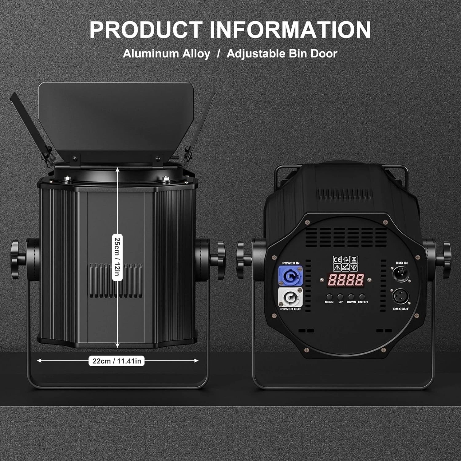 COB 200W LED Par Light DJ Party Stage Light Blinder Spot Lighting