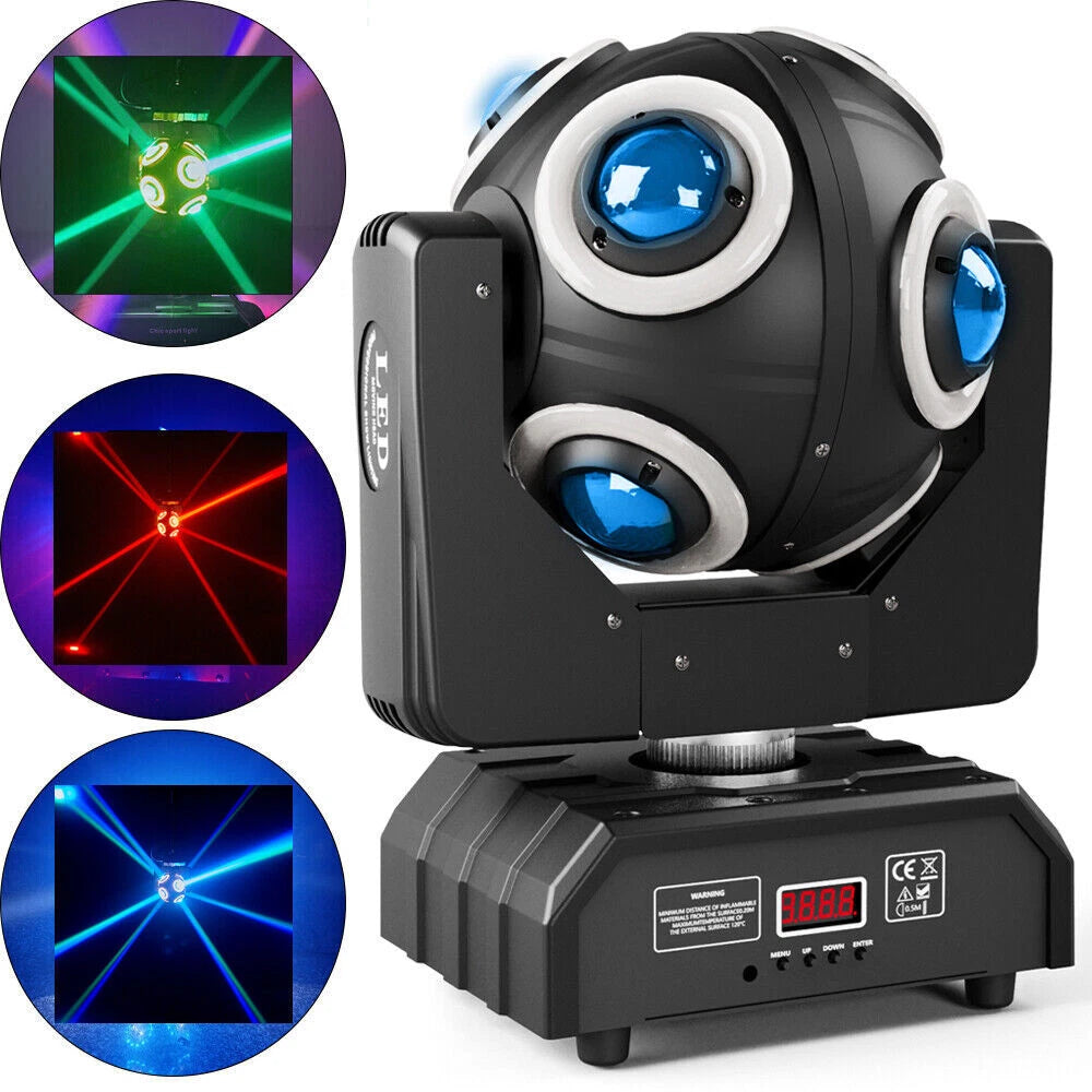 8LED 360° Moving Head Light DJ Disco Show