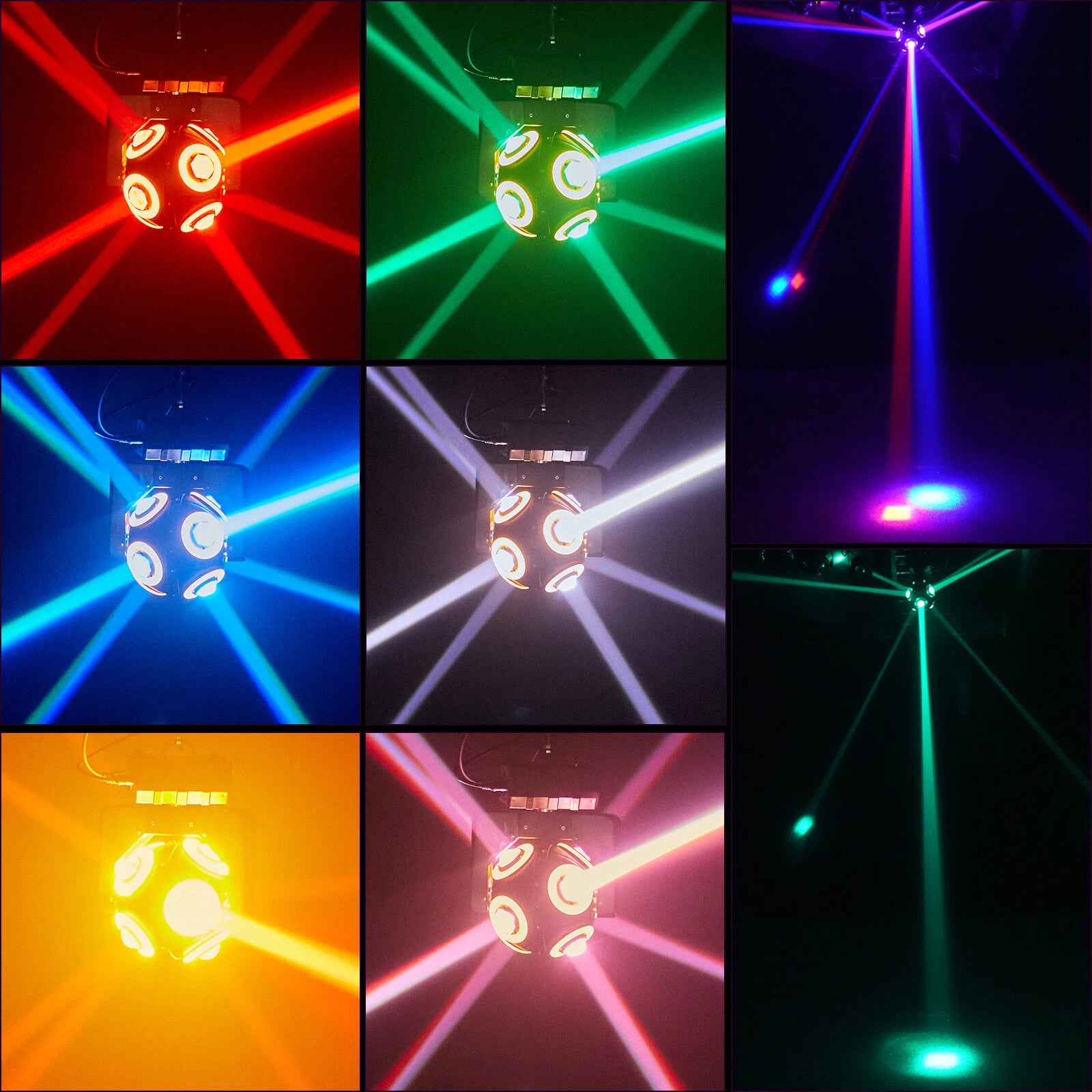 8LED 360° Moving Head Light DJ Disco Show