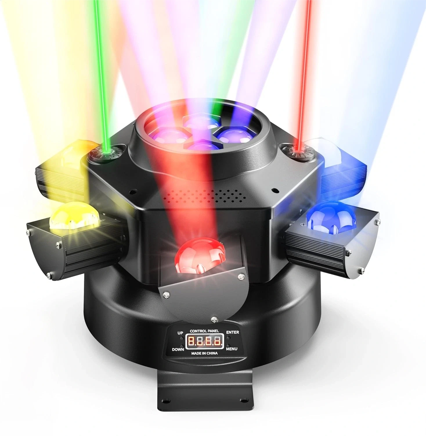 6-Arm LED Moving Head DJ Light DMX-512 Sound Control For Party Stage